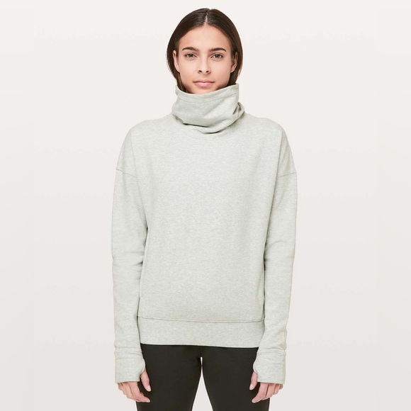 LULULEMON ATHLETICA Go Forward Pullover in Heathered Core Ultra Light Gray - Picture 1 of 9